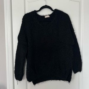 Fuzzy black Altar'd State sweater for sale in a size s/m